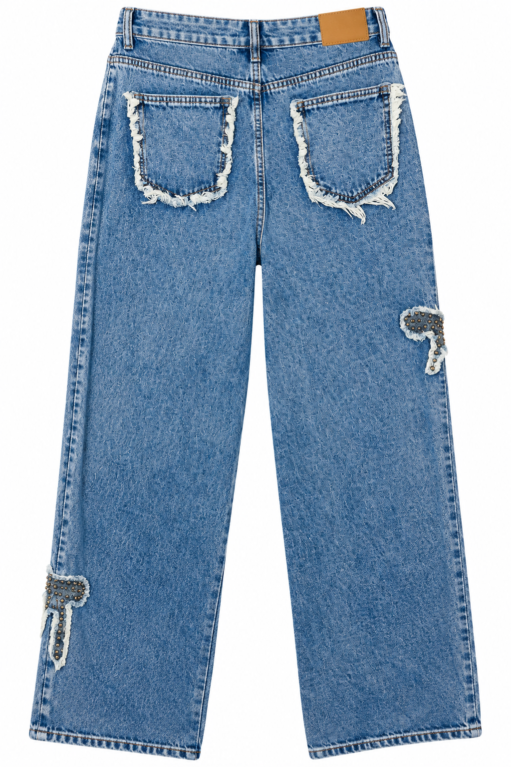 Jeans con aplicaciones