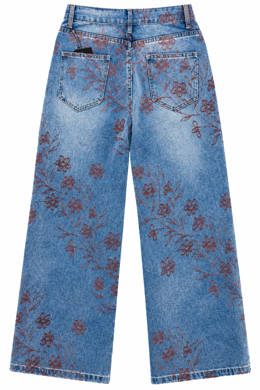 Jeans detalle flores