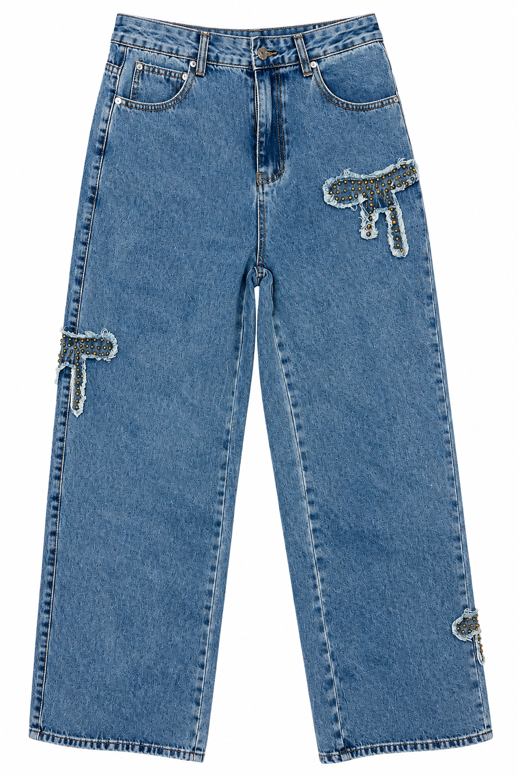 Jeans con aplicaciones