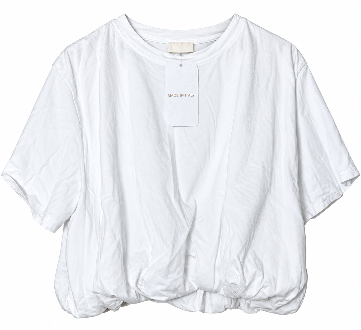 Polera bombacha blanca