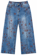 Jeans detalle flores